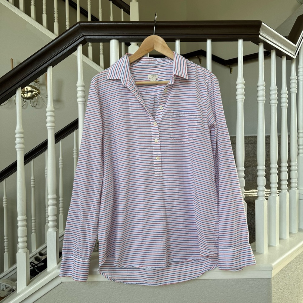J.Crew Striped Button Down Shirt